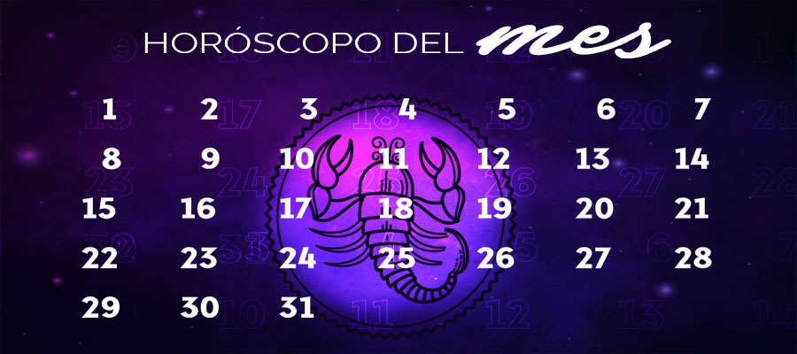 Horóscopo Escorpio Mensual – Horóscopo del mes Escorpio